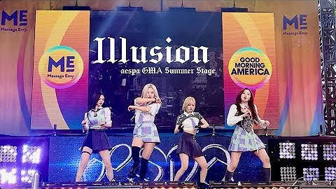 [4K] 에스파 aespa GMA Summer Stage NY - 도깨비불 Illusion직캠 fancam 220708