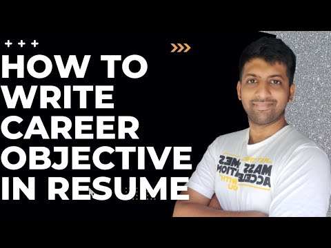 What Is The Career Objective In A Resume