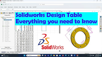 How to use SolidWorks Design Tables