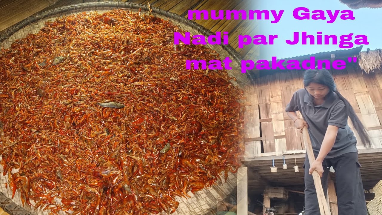 Mummy Ne Sukaya Jingya Macchali || Lakri Cutting Kiya Maine