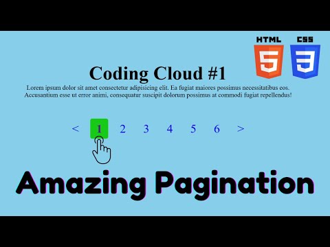 How to Create CSS Pagination in 7 minutes | CSS for Beginners