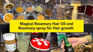 Magical Hair Oil For Fast Hair Growth | Rosemary water For Hair Growth