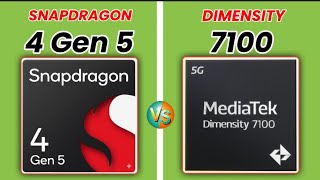 Snapdragon 4 Gen 5 Vs Mediatek Dimensity 7100