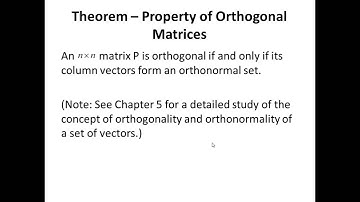 Lecture 23 Symmetric Matrices and Orthogonal Diagonalization