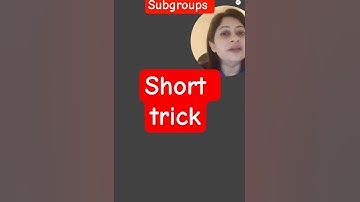 You should know this subgroup trick #subgroup #grouptheory #cyclicsubgroups