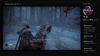 Ps4 live streaming GOW Ragnarok