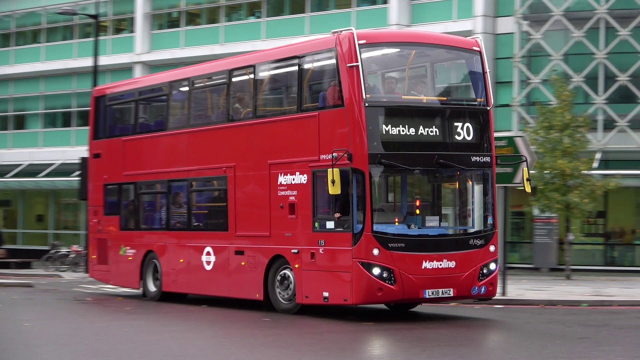Londons Buses Around Warren Street 14th October 2018 YouTube