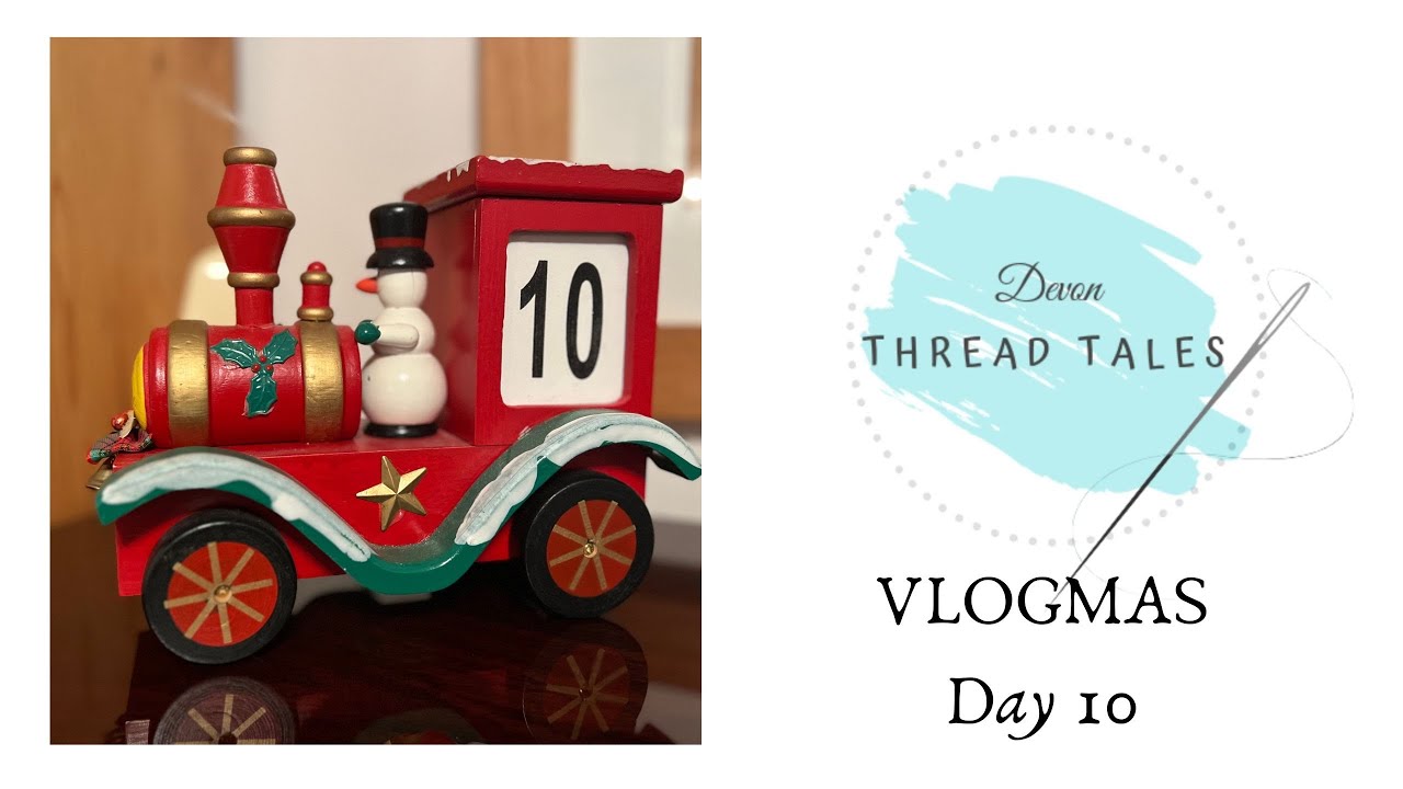 Vlogmas Day 3, 2021 and Tilda Christmas Book Flip 