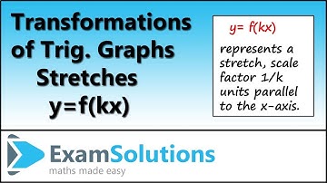 Transformations of Trig Graphs - Stretch parallel to the x-axis | ExamSolutions