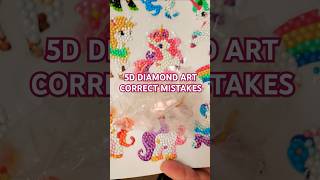 FIX MISTAKES #5ddiamondpainting #how #stickers #5ddiamondart #fixit #art #gentle #patience #unicorn