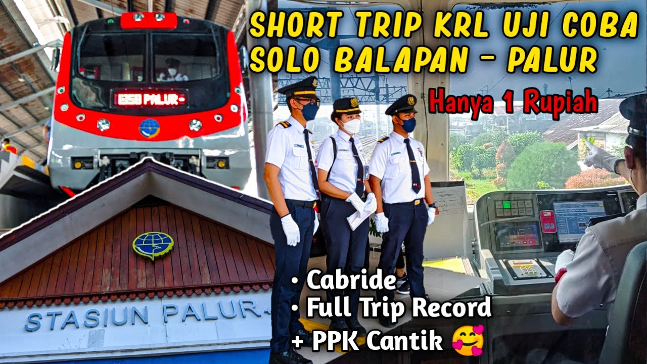 Mengintip Cara Kerja Masinis KRL 😱 || Trip Uji Coba TERBATAS KRL Solo ...
