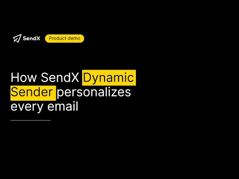 Creating and Managing Email Campaigns With Dynamic Sender and Contact List