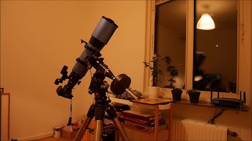 Testing DIY GOTO mod of my EQ5 telescope mount