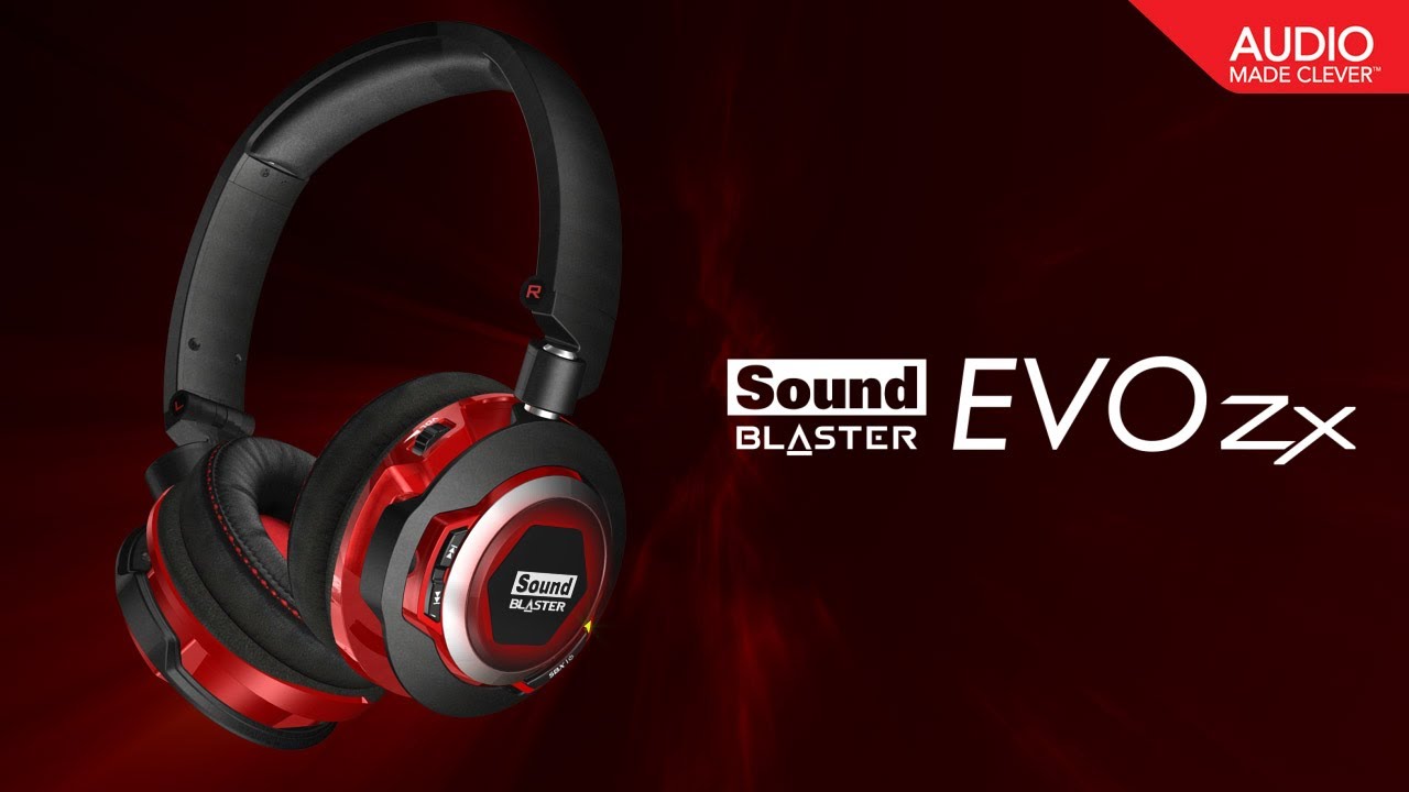 Introducing Sound Blaster EVO Zx Bluetooth Wireless Headset with NFC