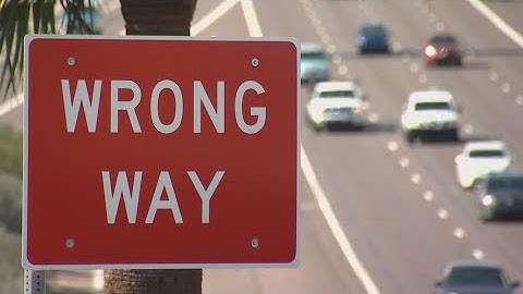 Wrong-way driver in custody in Chandler, DPS says
