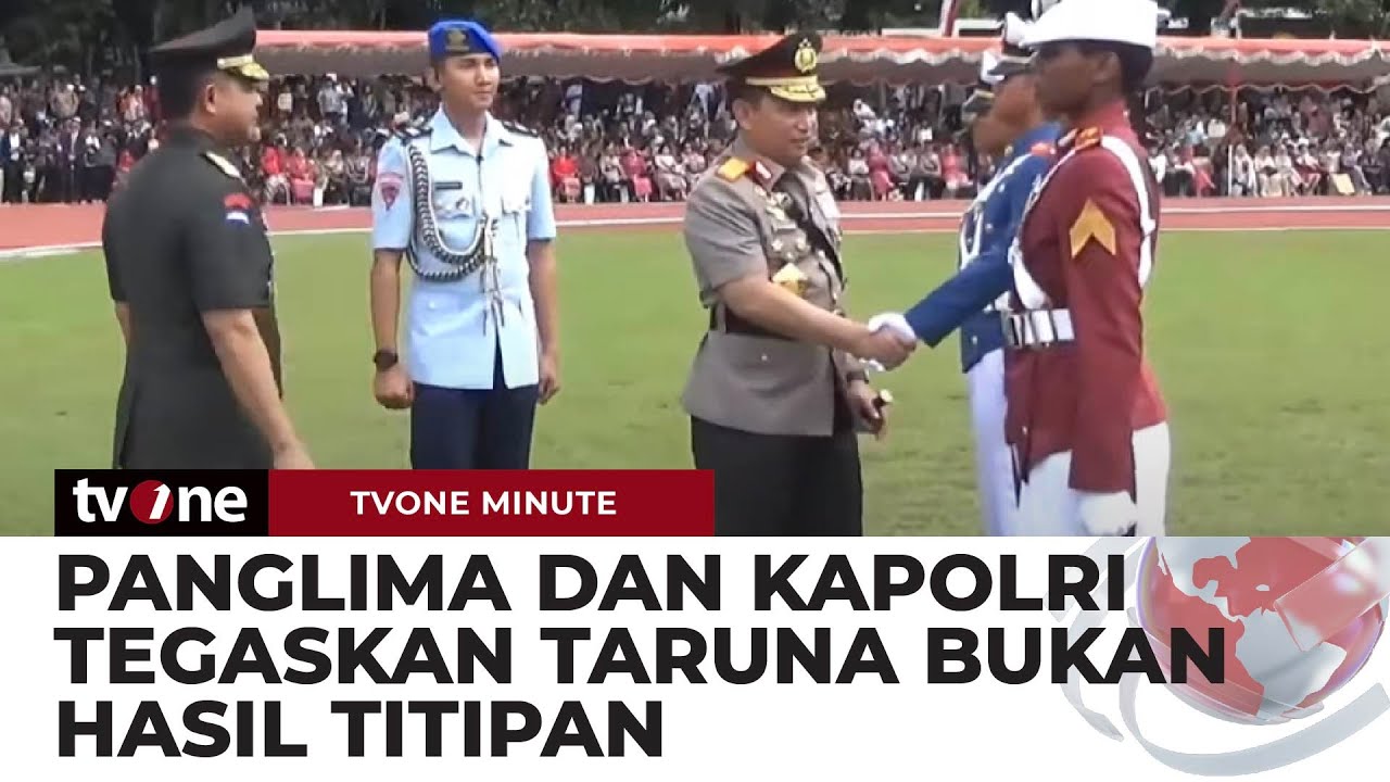 Wisuda Taruna Akmil, Kapolri dan Panglima TNI Tegaskan Tidak Ada Taruna Titipan | tvOne Minute