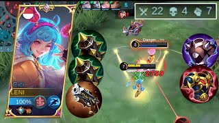 22 Kill! Cici New Hero Mobile Legends 100% Broken! | Cici Mobile Legends