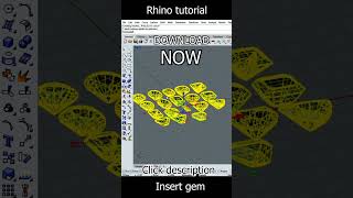 gem file#rhino #tutorial #gems #3dmodel #3d #tools