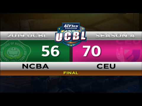 PG Flex Linoleum - Universities and Colleges Basketball League Season NCBA vs CEU