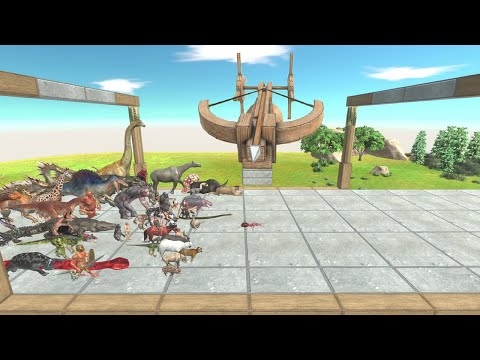 Last Survivor. Watch out for the Giant Ballista arrows! | Animal Revolt Battle Simulator