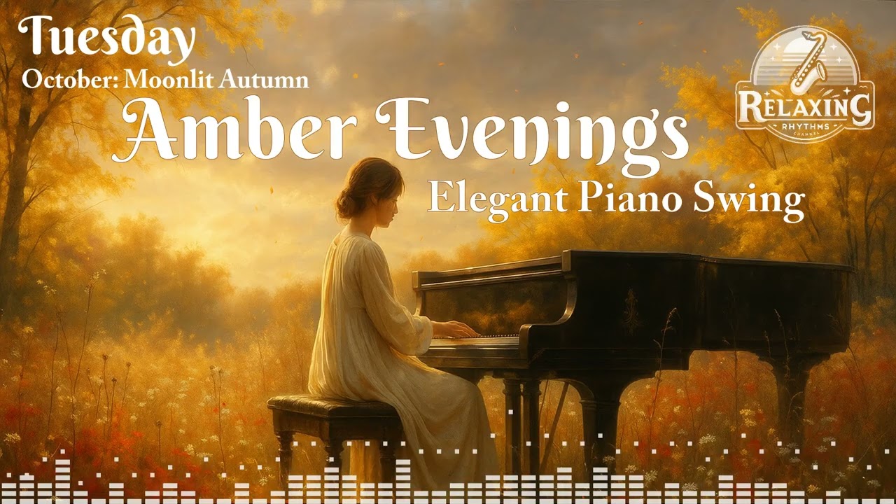 Tuesday: Amber Evenings – October: Moonlit Autumn [Elegant Piano Swing]