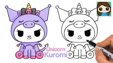 How to Draw Unicorn Kuromi | Sanrio