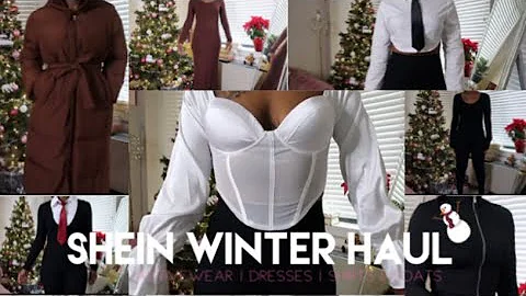 Shein Winter Haul l Outerwear, Dresses, Tops, and Activewear