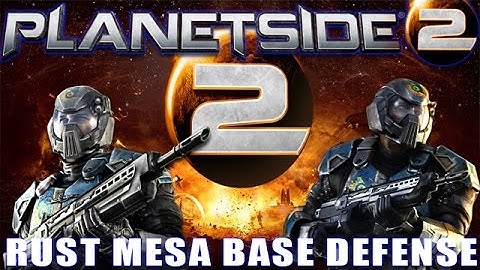 Planetside 2 Amerish "Rust Mesa Lookout" Base Defense vs Vanu Sovereignty War Moments