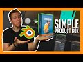 Simple 3D Product Box Mockup in Blender - Basic Modeling and Texturing Tutorial