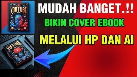 Cara Membuat Cover Ebook Aesthetic ❗ Melalui Hp Android dan Bantuan Ai