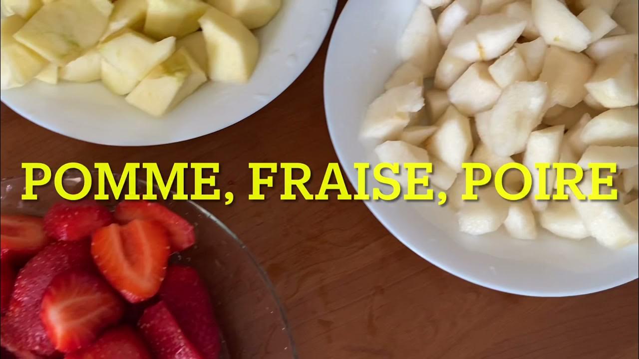 Compotes pour bébé dès 4 mois pommes, fraises, poires . YouTube