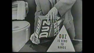 Duz Detergent 1953 - Classic TV Commercials