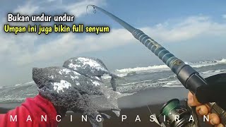 Not backwards backwards, it turns out with this bait can be full of smiles too ||  Sand Fishing