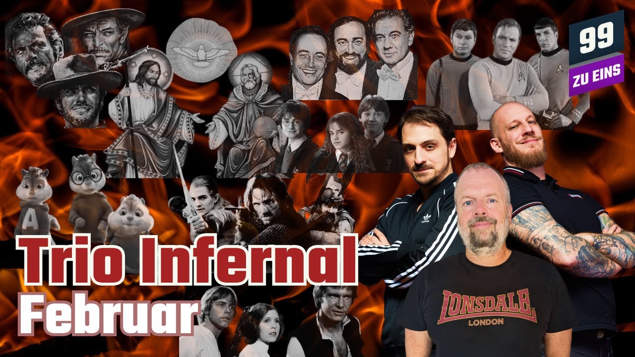 TRIO INFERNAL Februar - Deutsche Aufrüstung, Falsche Faschismustheorien uvm. - 99 ZU EINS - Ep. 358