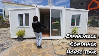 A House built in One DAY! The first Expandable Container House in Kenya