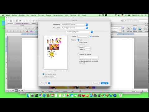 Video: ¿Cómo imprimir desde mac?