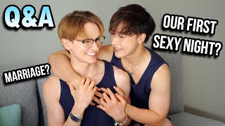 Our First Sexy Night? Marriage? 【cute gay couple Q&A】