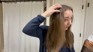 Not Your Mothers Clean Freak Dry Shampoo Honest Review and Demonstration