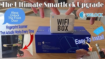 WELOCK Smart Lock Cylinder ToucA51 Fingerprint Door Lock With Keypad Installation & Review 