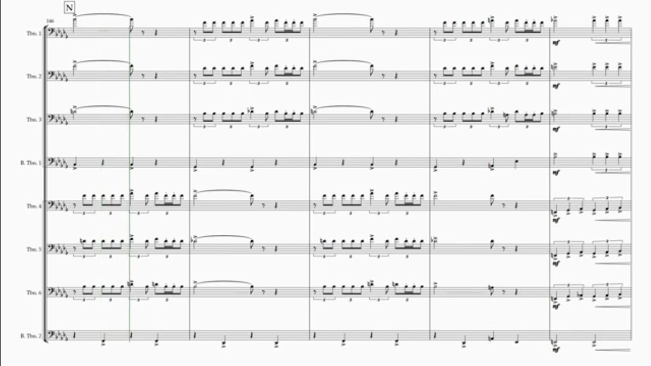 For the Fallen for Trombone Octet // Amias Campbell (2026)