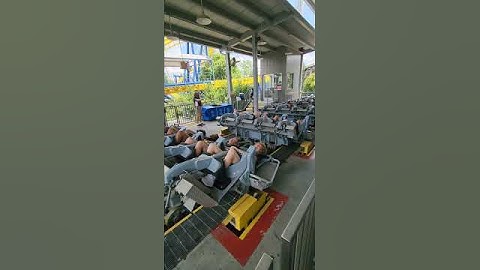 This roller coaster is INSANE! #shorts