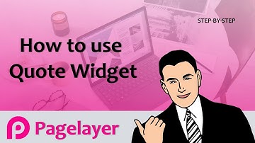 How to Use the Quote Widget on Pagelayer Page Builder