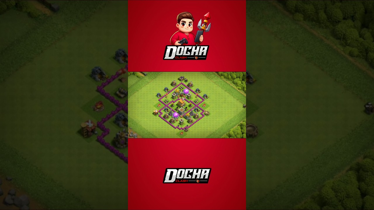 LAYOUT CV6 E TH6 PARA INICIAR BEM EM 2025 - CLASH OF CLANS 2025