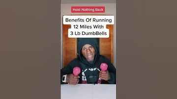 Benefits Of Running 12 Miles With 3 Lb DumbBells 💪🏾 #EasyWork