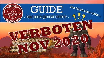 WoW-Multiboxing Starter Guide 1 - Isboxer Quick Setup Wizard, Innerspace EMA Addon Tutorial deutsch