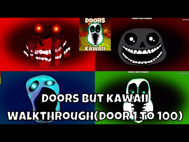 ROBLOX]Doors But Kawaii All New Jumpscares #doors #roblox @iBugou 