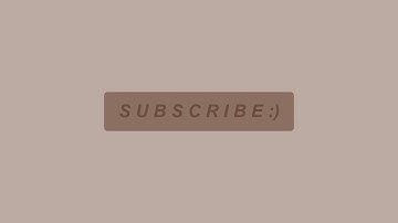 AESTHETIC BROWN INTRO TEMPLATE 2021 ( No Text )