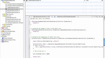 xcode programming tutorial#4 part 2/3: UITableView and UINavigationController