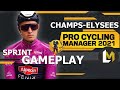 Champs-Élysées Sprint - Gameplay | Pro Cycling Manager 2021 [EXT]