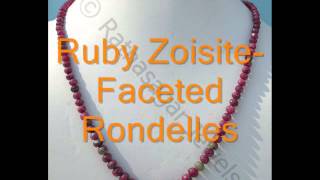 Ruby Zoisite Gemstone Beads